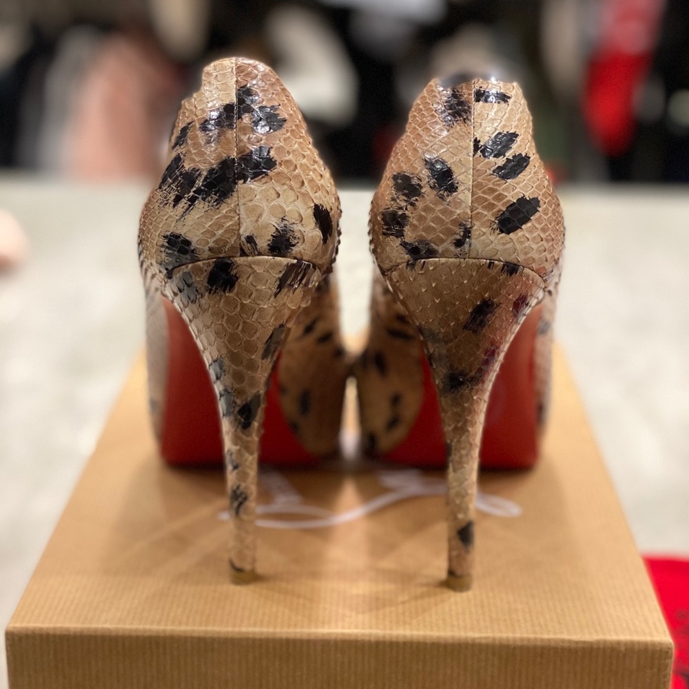 Christian Louboutin Python Very Privè 120